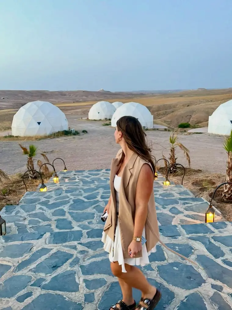 Agafay Desert Sunset Tour from Marrakech with Camel Ride, Dinner & Show — photo