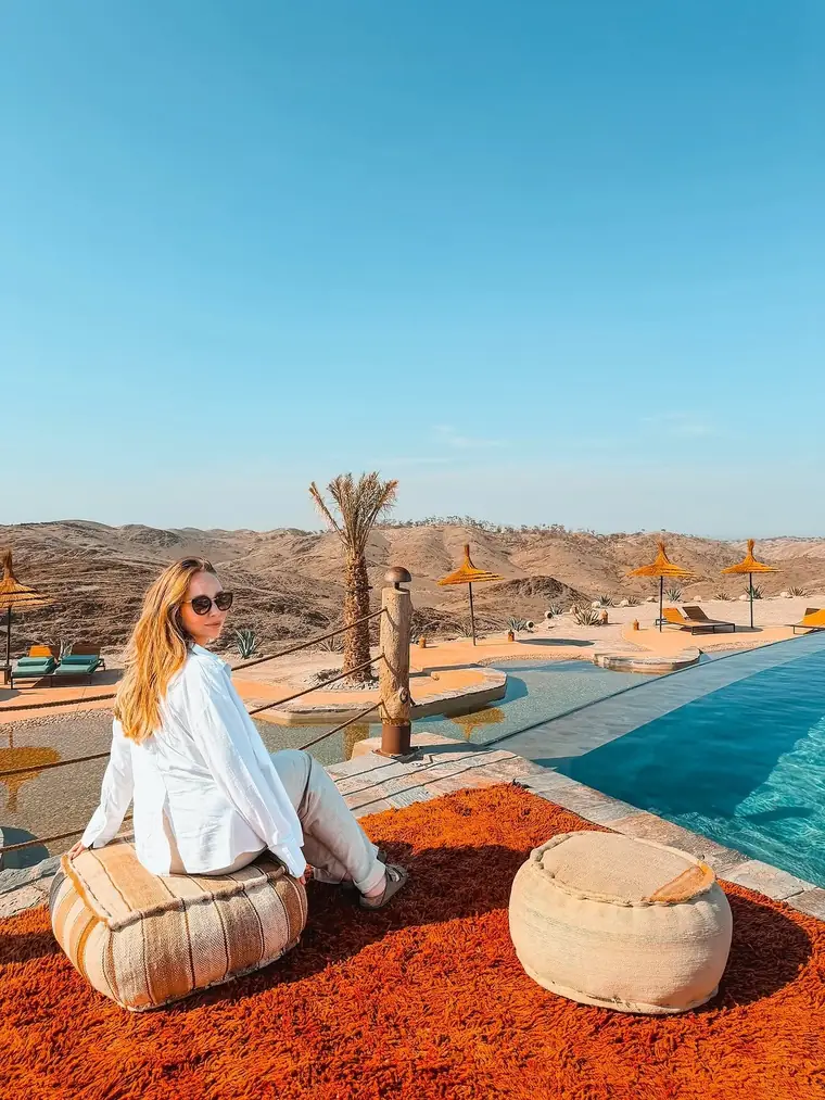 Agafay Desert Sunset Tour from Marrakech with Camel Ride, Dinner & Show — photo
