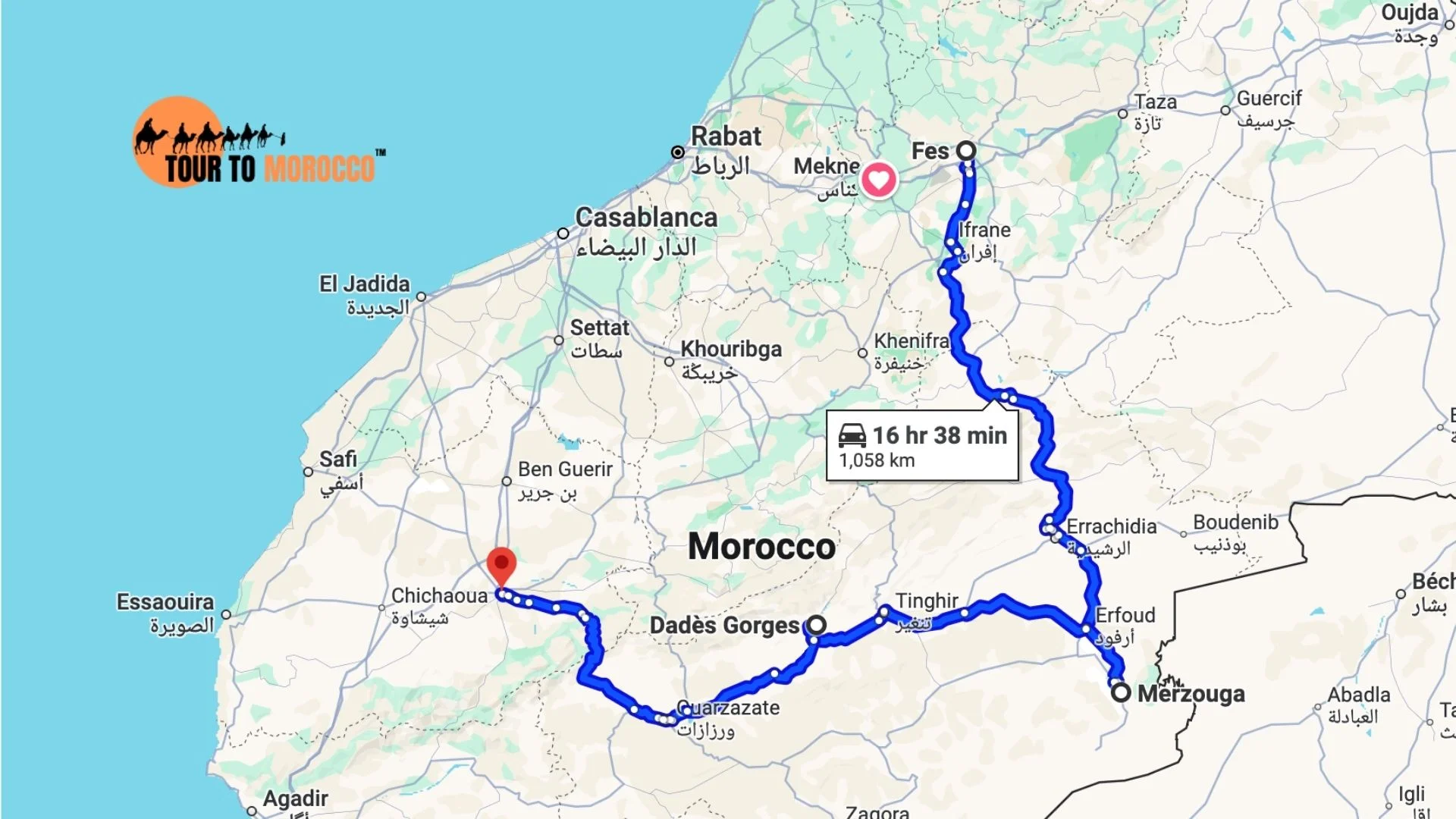 3 Days Desert tour from Fes to Marrakech
