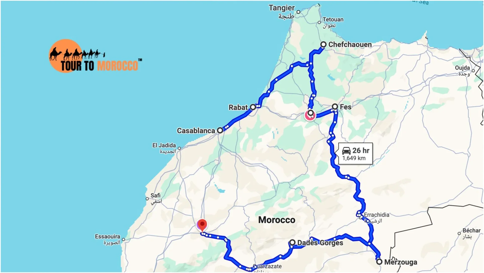 Morocco 8 day Itinerary