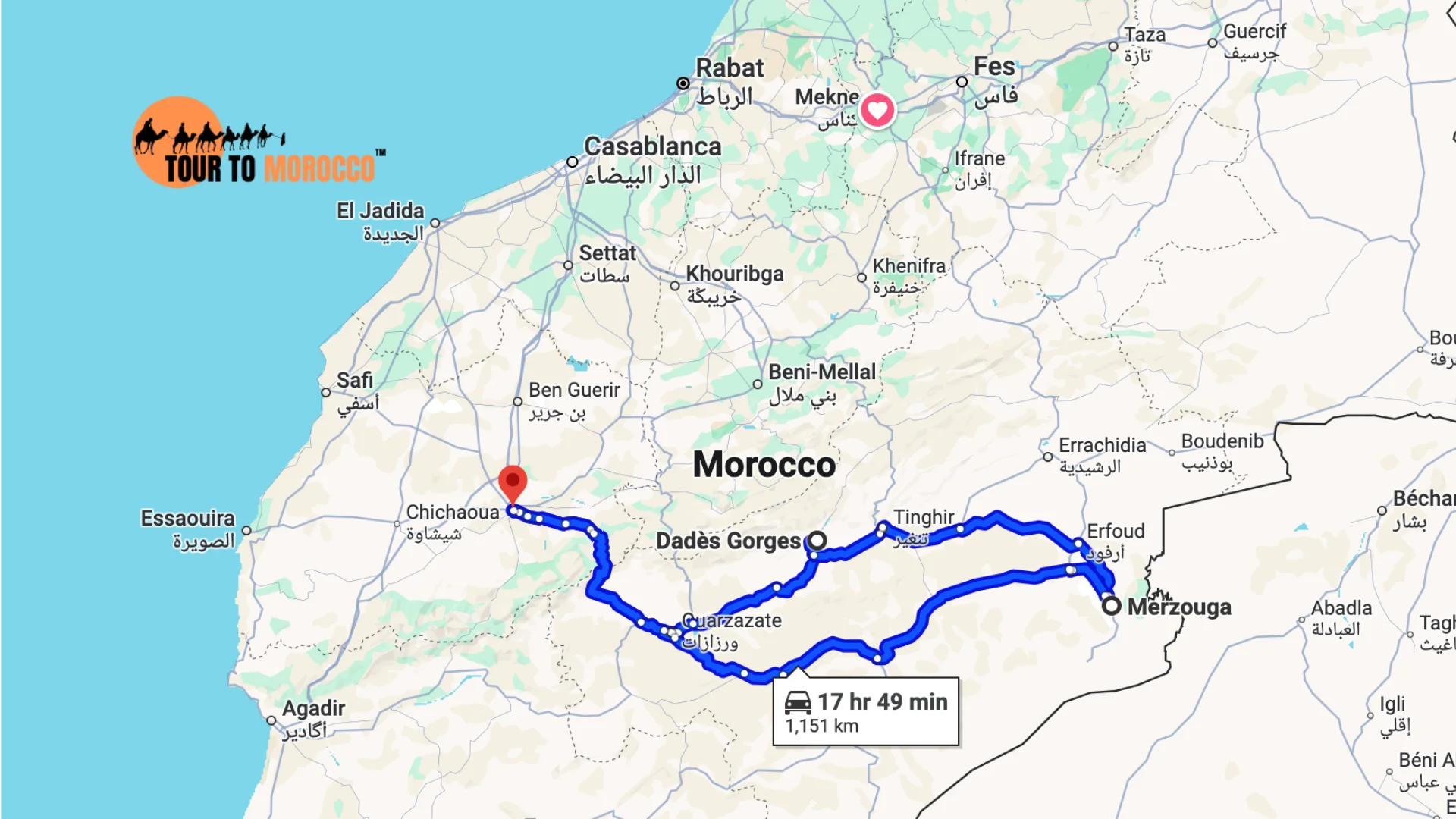 Morocco Itinerary 5 Days