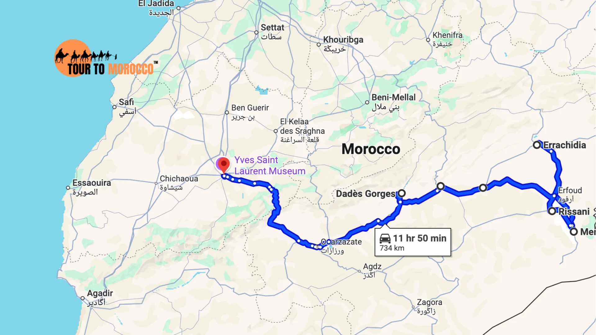 3-Day Desert Tour From Errachidia to Marrakech