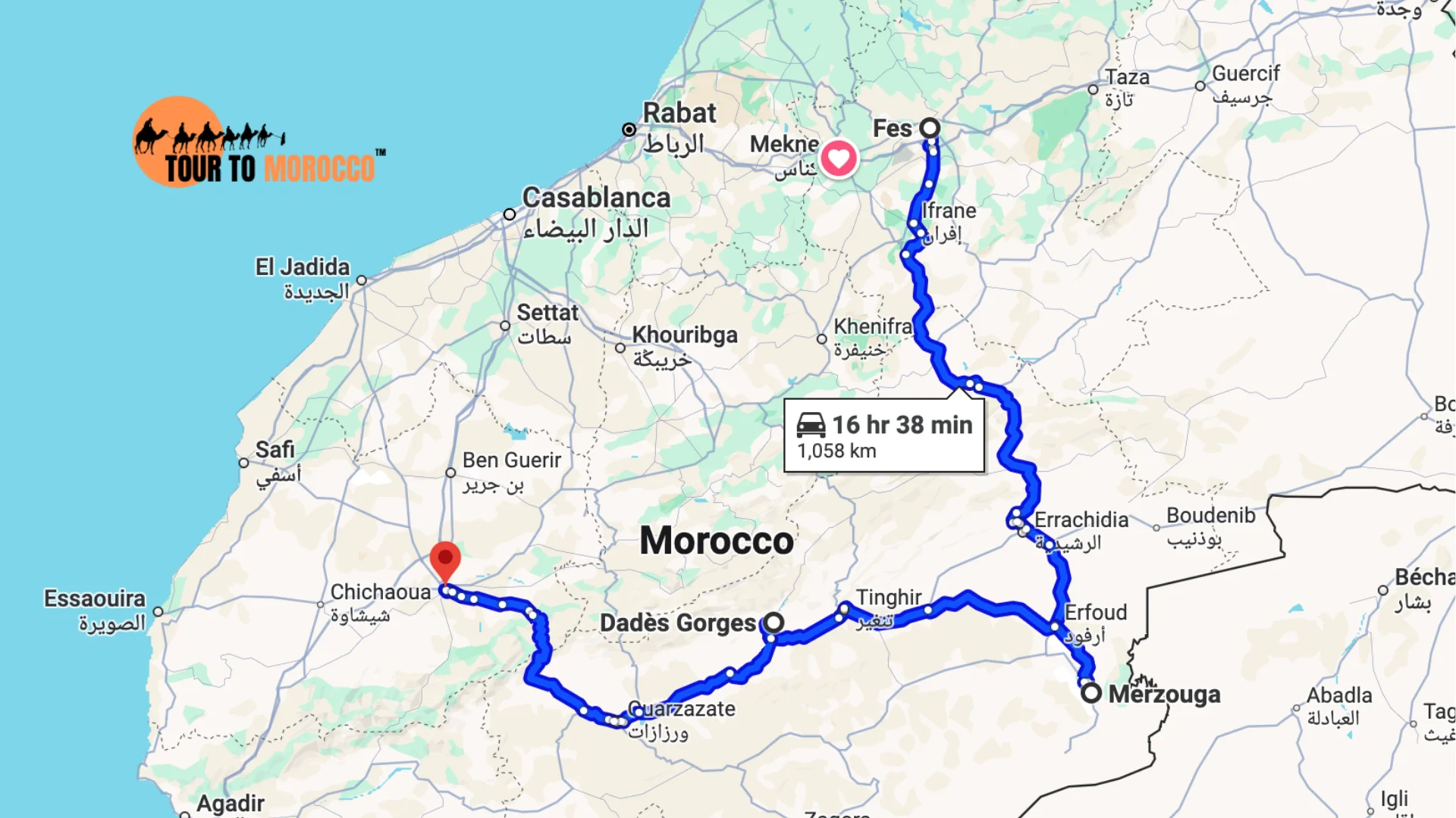 Fes to Marrakech Desert Tour