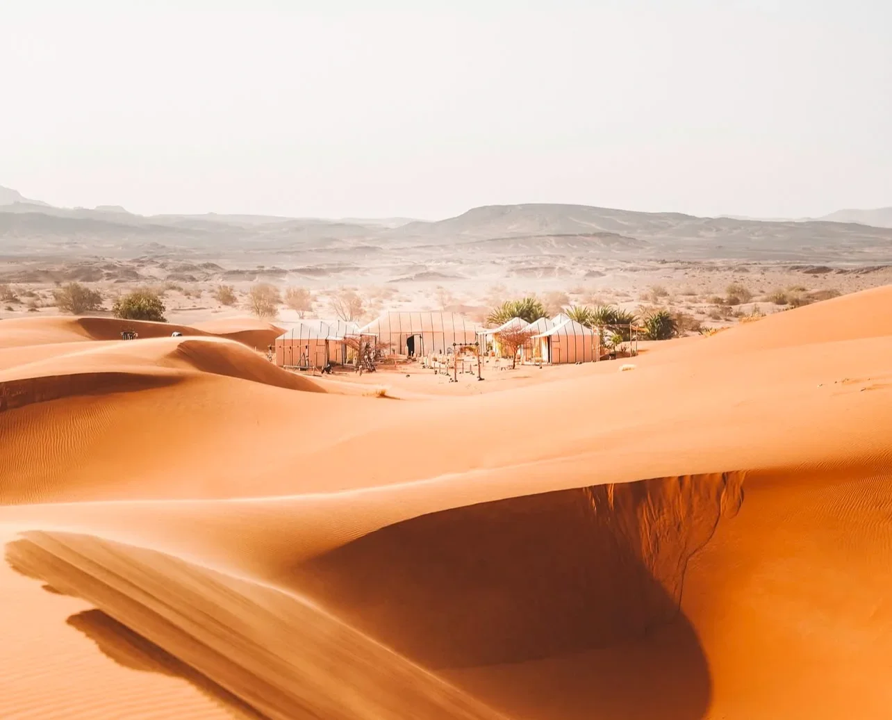 Marrakech Desert Tour with camel trek across the Sahara dunes of Erg Chebbi in Morocco