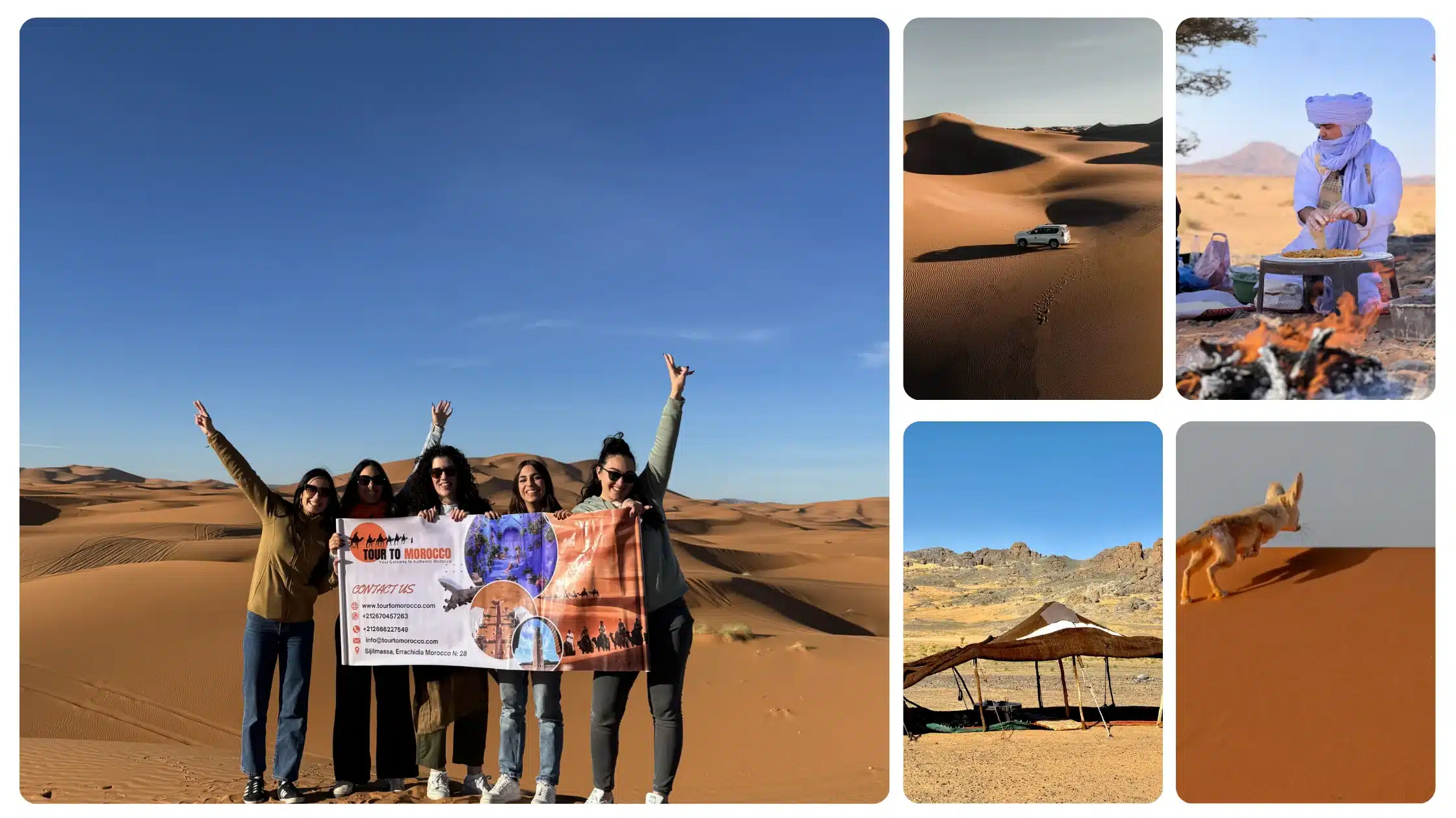 4WD desert tour through the Erg Chebbi dunes in Merzouga